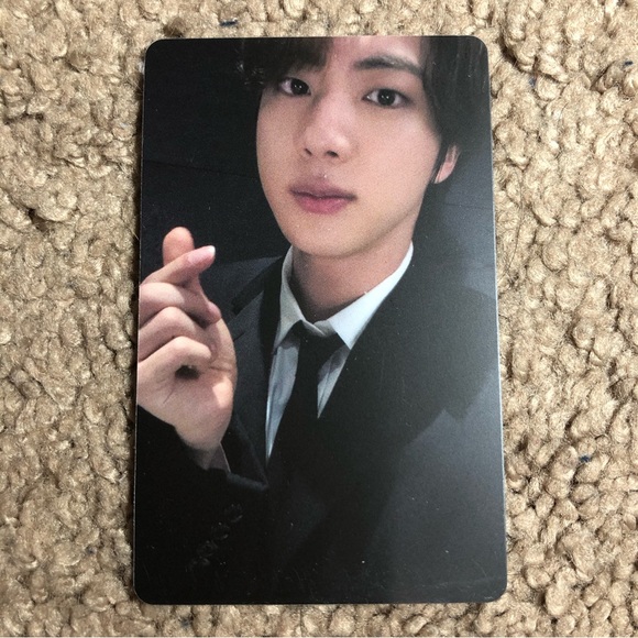BTS Jin Seokjin BE Deluxe Life Goes On Soundwave LUCKY DRAW Official Photocard